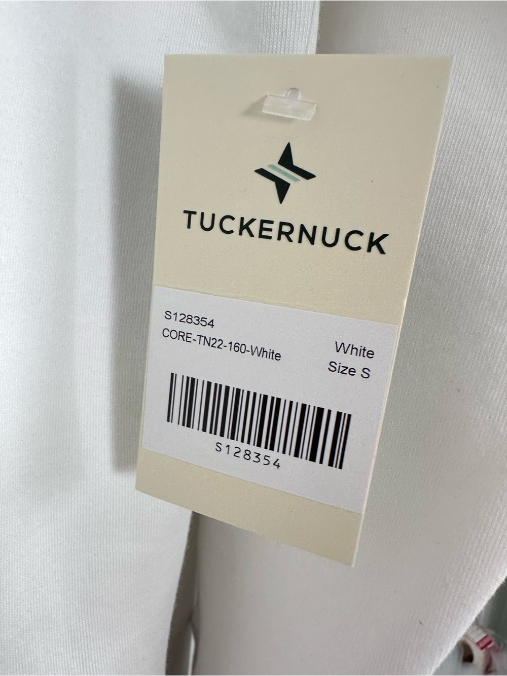 TUCKERNUCK SPORT White Snap Neck Bailey Pullover | NWT | Size Small - Picture 10 of 11